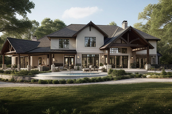 Photo 9 for Farmhouse House Plan #1109-19 - 5 bed, 3 bath