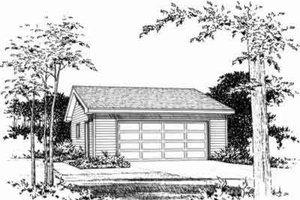 Traditional Exterior - Front Elevation Plan #22-448