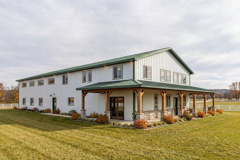 Dream House Plan - Exterior - Rear Elevation 3 for Barndominium House Plan #1084-16 - 3 bed, 2.5 bath