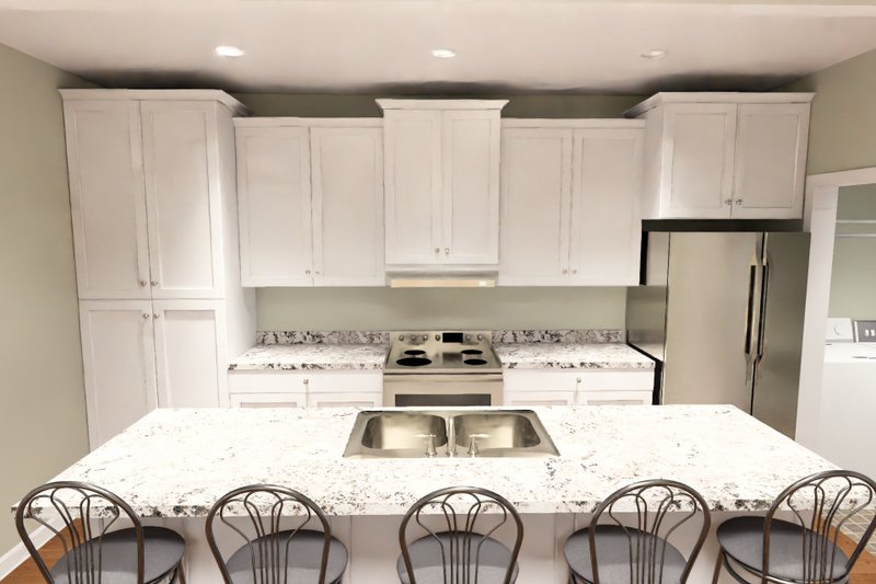 Architectural House Design - Interior - Kitchen 1 for Cottage House Plan #513-2459 - 3 bed, 2 bath