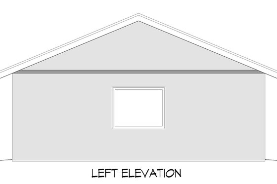 Exterior - Other Elevation for Ranch House Plan #932-728, 0 bath