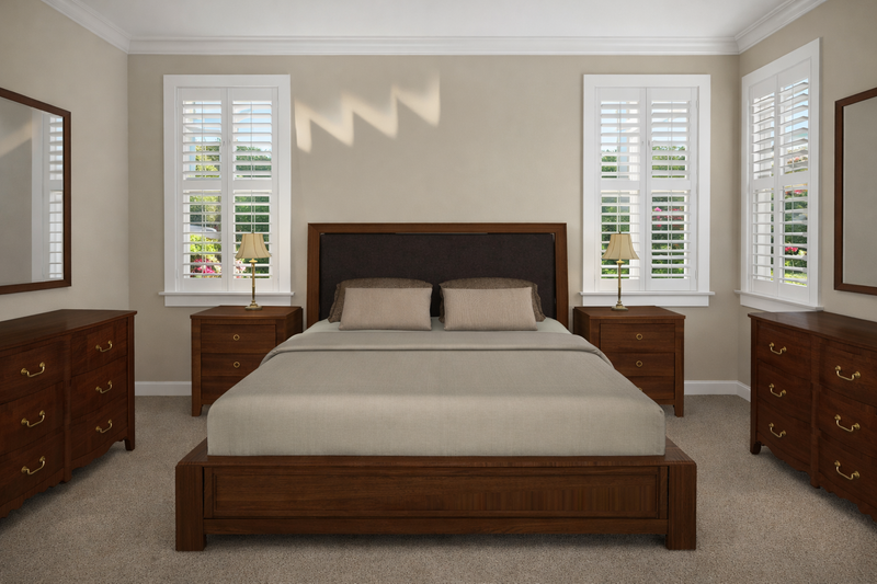 Architectural House Design - Interior - Master Bedroom for Craftsman House Plan #1060-458 - 3 bed, 2 bath
