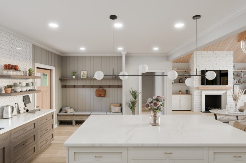 Dream House Plan - Interior - Entry 1 for Country House Plan #1089-60 - 2 bed, 2 bath