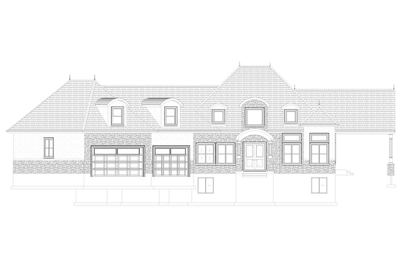 Dream House Plan - Exterior - Front Elevation 5 for European House Plan #1060-278 - 3 bed, 2.5 bath