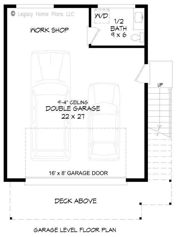 Contemporary Floor Plan - Main Floor Plan #932-751
