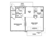 Adobe / Southwestern Style House Plan - 1 Beds 1 Baths 660 Sq/Ft Plan #1073-48 