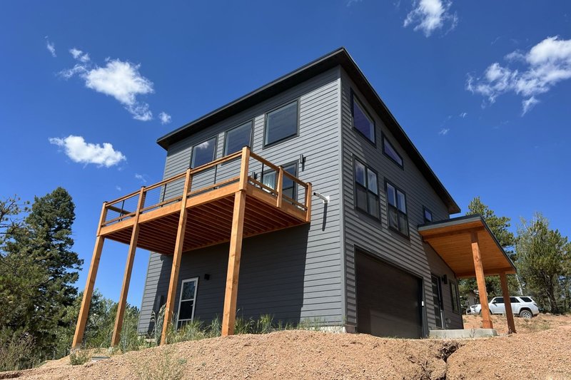 House Design - Exterior - Front Elevation 3 for Contemporary House Plan #932-1032 - 3 bed, 2 bath