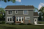 Craftsman Style House Plan - 3 Beds 2.5 Baths 2167 Sq/Ft Plan #51-1199 Exterior 