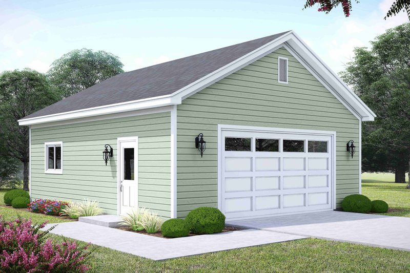 Country Style House Plan - 0 Beds 0 Baths 780 Sq/Ft Plan #932-1403 Exterior