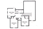 European Style House Plan - 3 Beds 2.5 Baths 2117 Sq/Ft Plan #15-201 