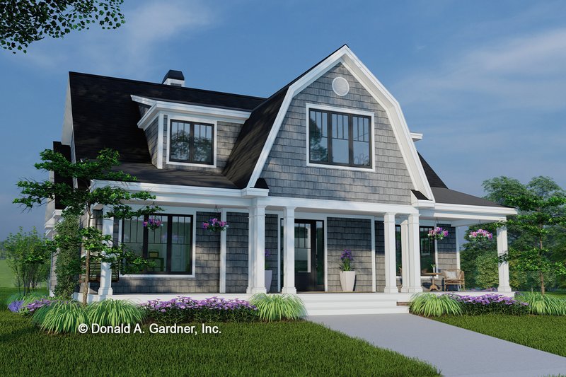 Architectural House Design - Farmhouse Exterior - Front Elevation Plan #929-1167