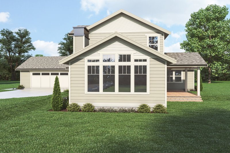 Dream House Plan - Exterior - Other Elevation 1 for Craftsman House Plan #1070-131 - 3 bed, 2.5 bath