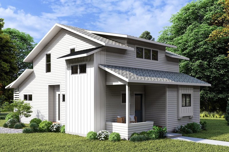 Home Plan - Craftsman Exterior - Other Elevation Plan #1105-4