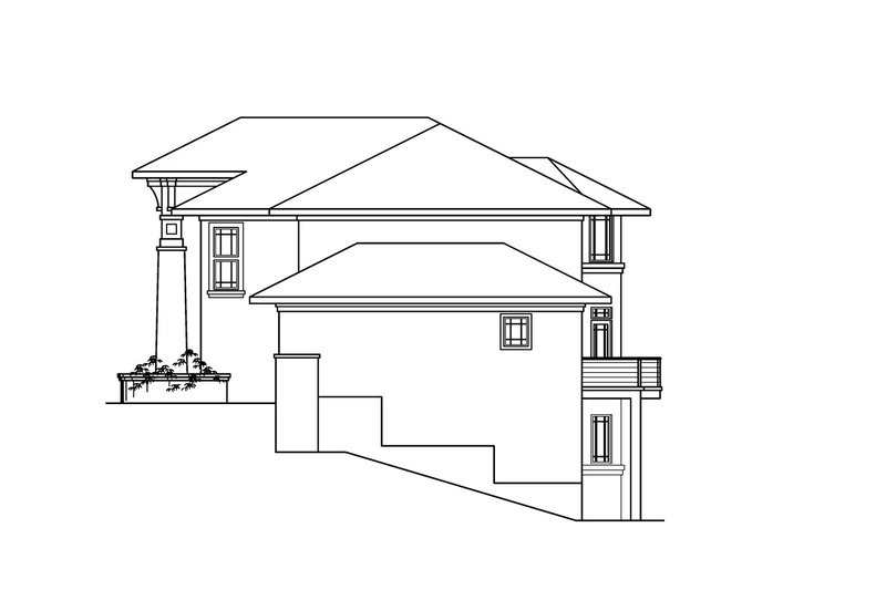 Home Plan - Exterior - Other Elevation 1 for Craftsman House Plan #124-393 - 4 bed, 4.5 bath