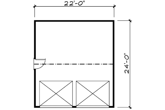 Floor Plan - Main Floor for Traditional House Plan #79-253, 0 bath