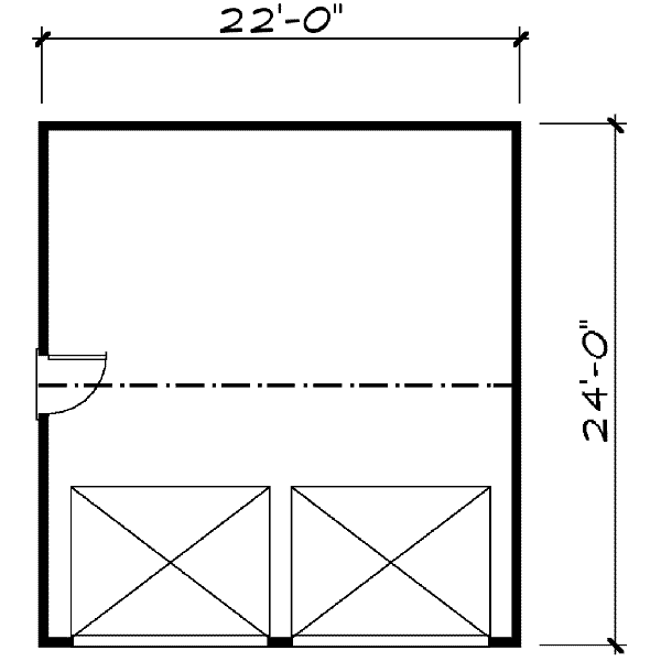 Floor Plan - Main Floor for Traditional House Plan #79-253, 0 bath