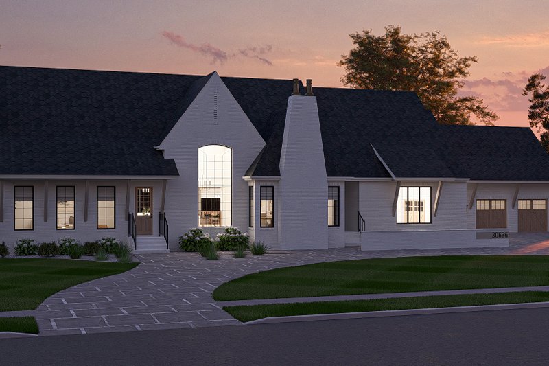 House Blueprint - Exterior - Other Elevation 1 for Cottage House Plan #455-774 - 3 bed, 2.5 bath