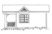 Log Style House Plan - 1 Beds 1 Baths 216 Sq/Ft Plan #942-45 