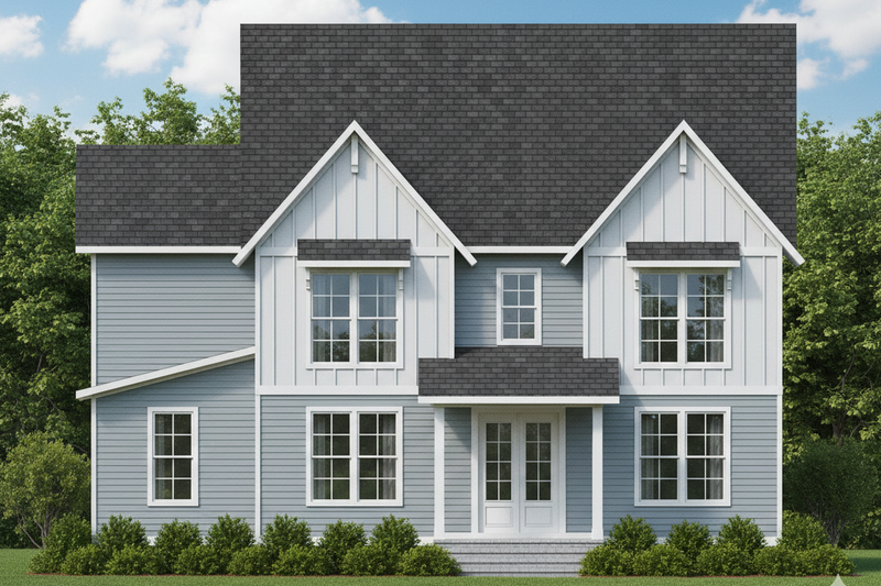 Architectural House Design - Exterior - Front Elevation 4 for Farmhouse House Plan #1080-22 - 5 bed, 4.5 bath