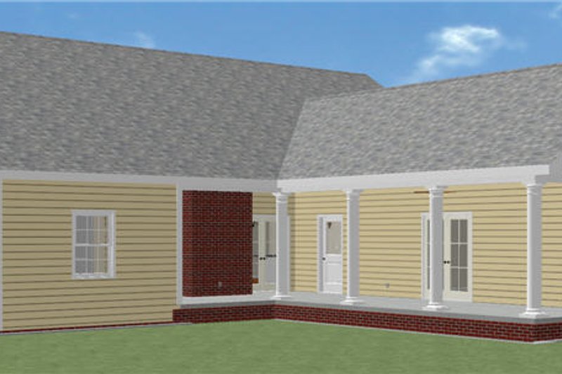 Home Plan - Exterior - Other Elevation for Country House Plan #44-139 - 3 bed, 2 bath