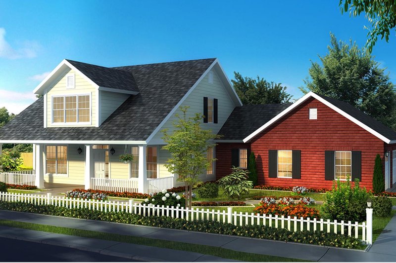 Home Plan - Traditional Exterior - Front Elevation Plan #513-2171