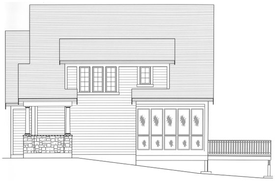 Exterior - Other Elevation for Traditional House Plan #46-919 - 3 bed, 4 bath