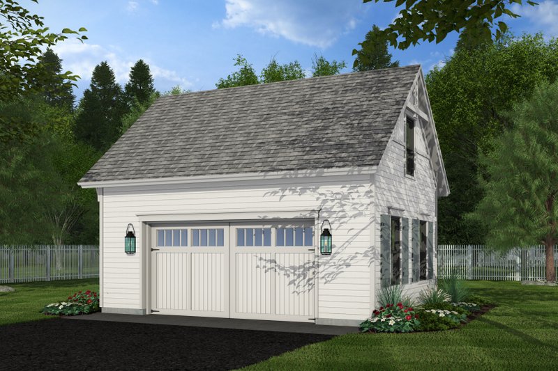 House Blueprint - Exterior - Front Elevation 3 for Farmhouse House Plan #51-1576, 0 bath