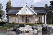 Bungalow Style House Plan - 3 Beds 2 Baths 1378 Sq/Ft Plan #1114-4 