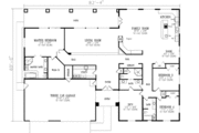 Adobe / Southwestern Style House Plan - 3 Beds 3 Baths 3410 Sq/Ft Plan #1-825 