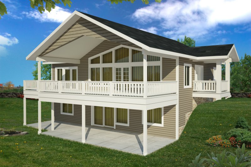 Architectural House Design - Craftsman Exterior - Front Elevation Plan #117-893