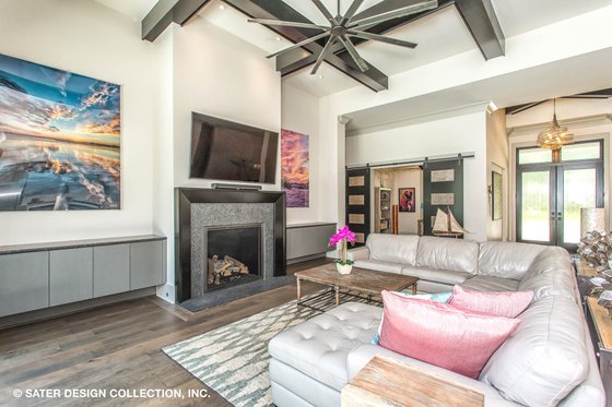 Interior - Family Room 2 for Craftsman House Plan #930-522 - 3 bed, 3.5 bath