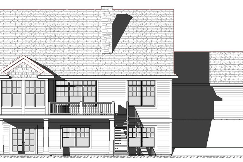 Dream House Plan - Exterior - Rear Elevation for Traditional House Plan #901-144 - 3 bed, 2.5 bath