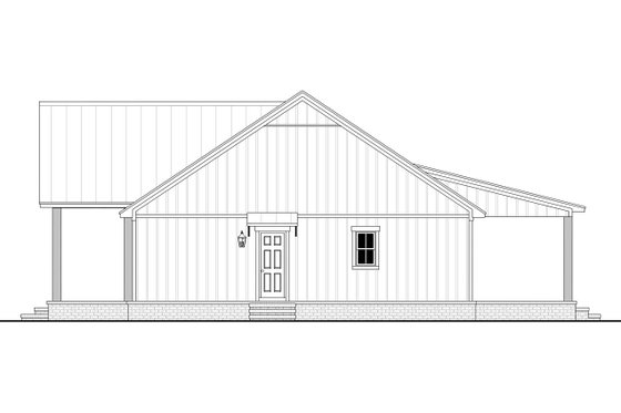 Exterior - Other Elevation 2 for Farmhouse House Plan #430-432 - 4 bed, 3 bath
