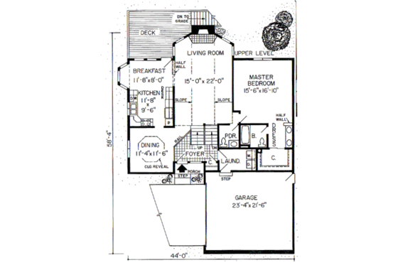 Floor Plan - Main Floor House Plan #312-791 - 4 bed, 2.5 bath