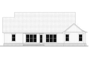 Exterior - Rear Elevation for Farmhouse House Plan #430-226 - 4 bed, 2 bath