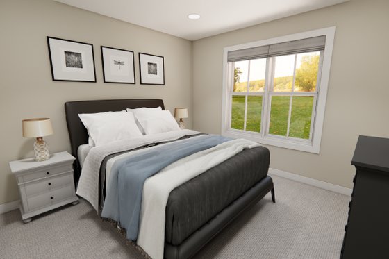 Interior - Bedroom for Farmhouse House Plan #51-1357 - 4 bed, 2.5 bath