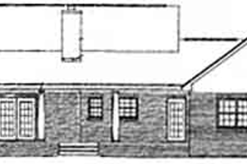 Dream House Plan - Exterior - Rear Elevation for European House Plan #14-115 - 3 bed, 2.5 bath