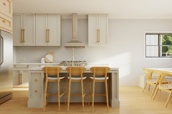 Interior - Kitchen 1 for Ranch House Plan #1064-358 - 2 bed, 2.5 bath