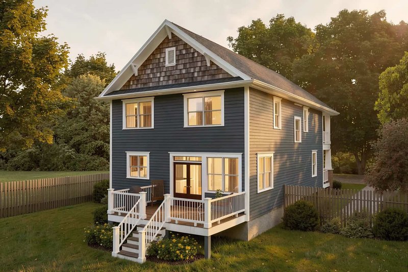 Architectural House Design - Exterior - Other Elevation for Craftsman House Plan #79-357 - 3 bed, 2.5 bath