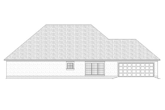 Exterior - Other Elevation for Traditional House Plan #45-371 - 4 bed, 2 bath