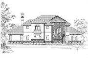 European Style House Plan - 4 Beds 3 Baths 3900 Sq/Ft Plan #411-173 