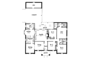 Southern Style House Plan - 4 Beds 2 Baths 2066 Sq/Ft Plan #36-180 