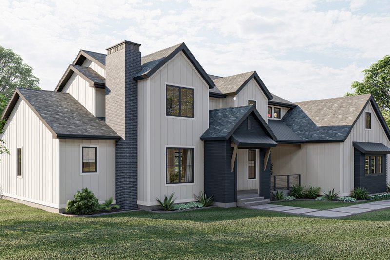 House Design - Exterior - Other Elevation for Farmhouse House Plan #455-234 - 4 bed, 3.5 bath