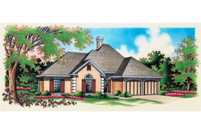 Home Plan - Exterior - Other Elevation 2 for Traditional House Plan #45-355 - 4 bed, 2 bath