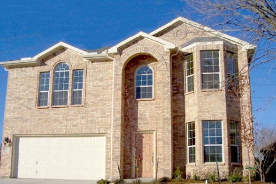 Exterior - Front Elevation for European House Plan #84-336 - 4 bed, 2.5 bath