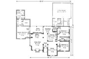 European Style House Plan - 4 Beds 3.5 Baths 1918 Sq/Ft Plan #410-345 