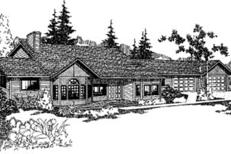 Dream House Plan - Traditional Exterior - Front Elevation Plan #60-131