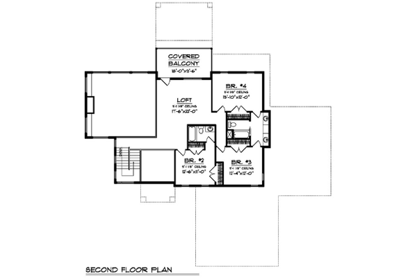 Home Plan - Modern Floor Plan - Upper Floor Plan #70-1559