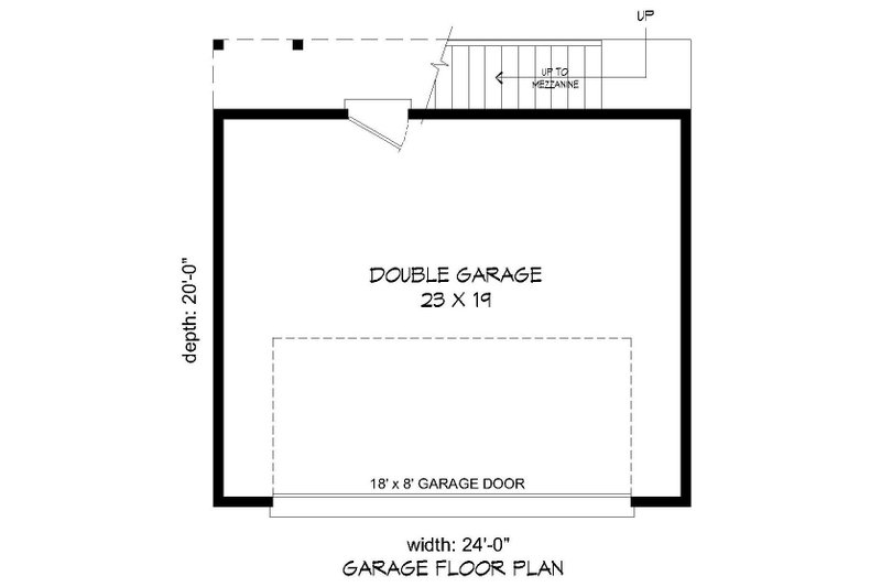 Architectural House Design - Floor Plan - Main Floor for Contemporary House Plan #932-231, 0 bath