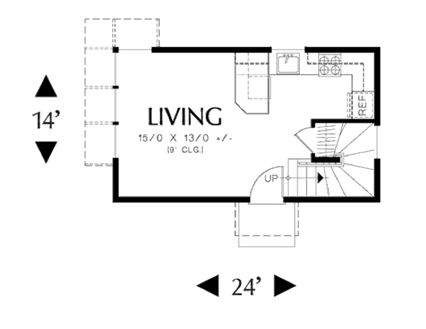 Dream House Plan - Modern Floor Plan - Main Floor Plan #48-485